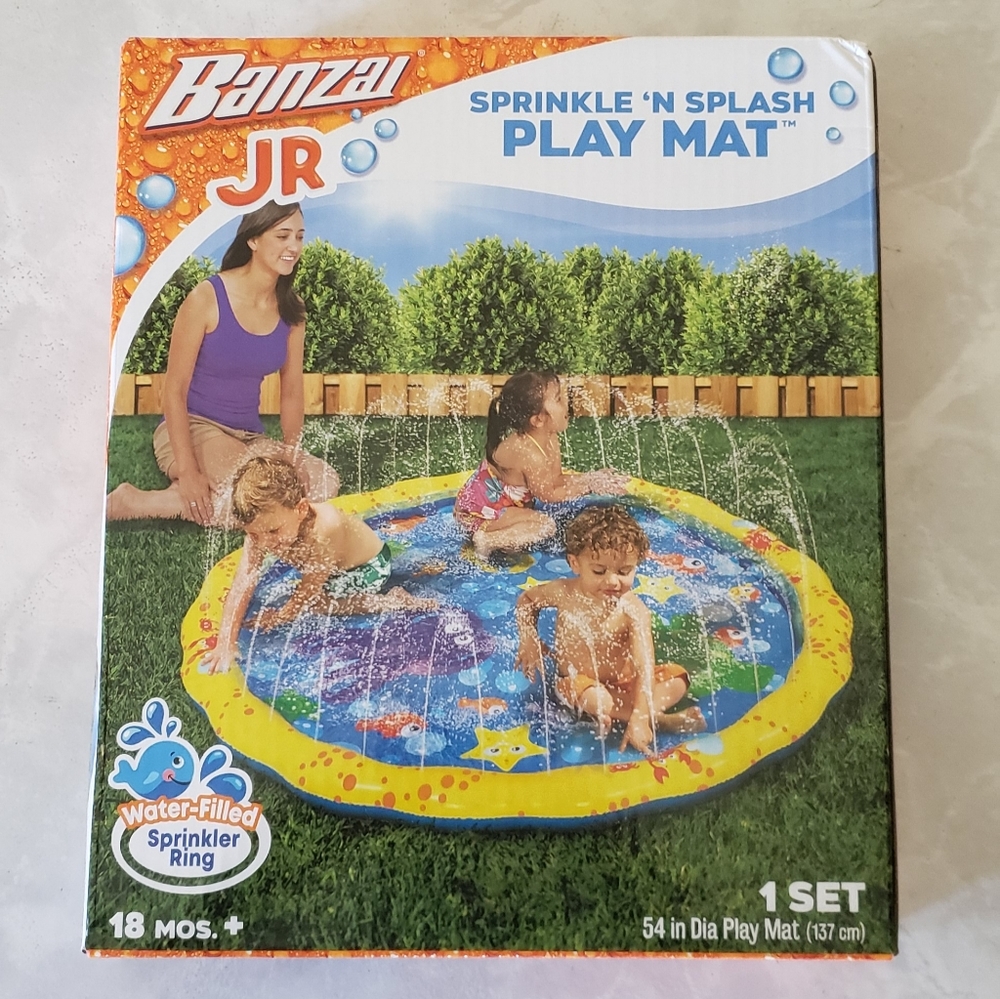 BANZAI 54In-Diameter Sprinkle & Splash Playmat